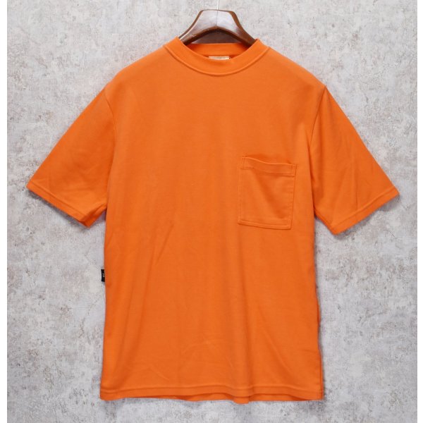 画像1: 【デッドストック】【イングランド製】【Bulwark】【オレンジ】【無地】ポケット付き【Tシャツ】【サイズM】 
