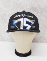 【USA製】【ビンテージ】【黒】【Snap on 75years】【BBキャップ】 