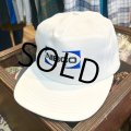 デッドストック 80's 〜 USA製【ビンテージ】【Delong】デロング 【白×青】【企業ロゴ】NIBCO【ベースボールキャップ】【サイズL】 