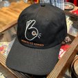 画像1: 【デッドストック】ビンテージ【PERFECTO HOMES】【黒】【ベースボールキャップ】 <br> (1)