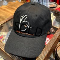 【デッドストック】ビンテージ【PERFECTO HOMES】【黒】【ベースボールキャップ】  