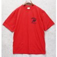 画像1: 90's~【デッドストック】【USA製】【ビンテージ】ウィングフット 【コットンエクスチェンジ】The Cotton Exchange【PENN RELAYS medical stuff】【赤】Tシャツ【サイズXL】<br> (1)