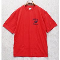 90's~【デッドストック】【USA製】【ビンテージ】ウィングフット 【コットンエクスチェンジ】The Cotton Exchange【PENN RELAYS medical stuff】【赤】Tシャツ【サイズXL】 