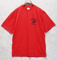 90's~【デッドストック】【USA製】【ビンテージ】ウィングフット 【コットンエクスチェンジ】The Cotton Exchange【PENN RELAYS medical stuff】【赤】Tシャツ【サイズXL】 
