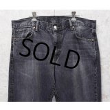 【ラルフローレン】【POLO RALPH LAUREN】【デニム＆サプライ】【黒】【ダメージ加工】【デニムパンツ】【36×32】 