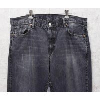 【ラルフローレン】【POLO RALPH LAUREN】【デニム＆サプライ】【黒】【ダメージ加工】【デニムパンツ】【36×32】 