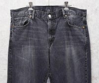 【ラルフローレン】【POLO RALPH LAUREN】【デニム＆サプライ】【黒】【ダメージ加工】【デニムパンツ】【36×32】 