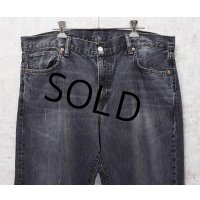 【ラルフローレン】【POLO RALPH LAUREN】【デニム＆サプライ】【黒】【ダメージ加工】【デニムパンツ】【36×32】 