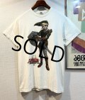 ビンテージ【DELTA】ゼルダの伝説 リンク トワイライトプリンセス【クリーム色】キャラクターTシャツ 【サイズM】 