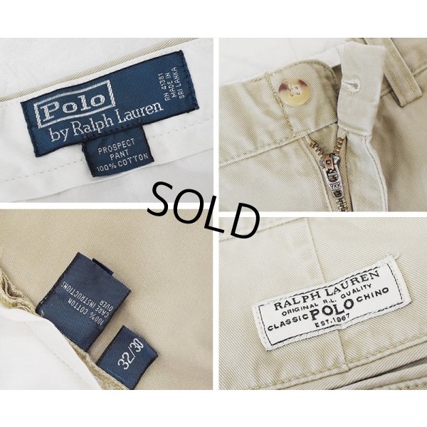 画像2: 【ラルフローレン】POLO RALPH LAUREN【Prospect Pant】プロスペクトパンツ【ベージュ】【コットンパンツ】【32×30】 
