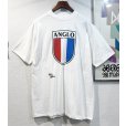 画像1: デッドストック【〜90's】【USA製】【ビンテージ】【Hanes】ヘインズ【ANGLO】【白】【Tシャツ】【サイズXL】<br> (1)