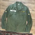 画像1: 【60's】【米軍実物】【ビンテージ】【U.S.ARMY】【OG107】【ユーティリティシャツ】【サイズS】<br> (1)