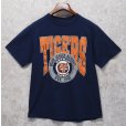 画像1:  USA製 ビンテージ【MLB】【DETROIT TIGERS】デトロイト・タイガース【紺】Tシャツ【サイズL】<br> (1)