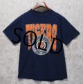  USA製 ビンテージ【MLB】【DETROIT TIGERS】デトロイト・タイガース【紺】Tシャツ【サイズL】 
