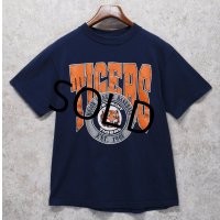  USA製 ビンテージ【MLB】【DETROIT TIGERS】デトロイト・タイガース【紺】Tシャツ【サイズL】 