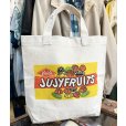 画像1: 【ビンテージ】【JUJYFRUITS】【生成り】【トートバッグ】<br> (1)