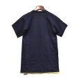 画像3: デッドストック【ビンテージ】【U.S.NAVY】【紺ｘ黄】リバーシブル【Ｔシャツ】【サイズＳ】<br> (3)