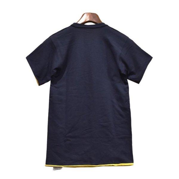 画像3: デッドストック【ビンテージ】【U.S.NAVY】【紺ｘ黄】リバーシブル【Ｔシャツ】【サイズＳ】 