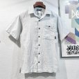 画像1: ビンテージ【パタゴニア】patagonia【ヘンプｘコットン】【オフホワイト】ストライプ 半袖シャツ【サイズXS】<br> (1)