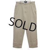【ラルフローレン】POLO RALPH LAUREN【ベージュ】【philip pant】フィリップパンツ【コットンパンツ】【34×32】 