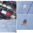 画像2: 程度良好 ビンテージ【TOMMY HILFIGER】トミーヒルフィガー【襟マドラスチェック】オックスフォードシャツ【コットンシャツ】サイズM<br> (2)