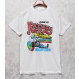 画像1:  デッドストック 80's【USA製】スクリーンスターズ【ビンテージ】【Raceway Park】【車】白【Tシャツ】【サイズＬ】<br> (1)