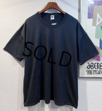 【ほぼ未使用】【USA製】【Russell】【ラッセル】【黒】【無地】【Tシャツ】【サイズXXL】 