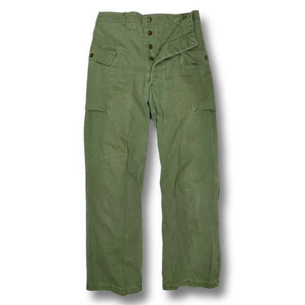 画像2: 【40s】【ビンテージ】米軍実物【U.S.ARMY】【M-43】【HBTパンツ】【フィールドパンツ】【32ｘ33】 
