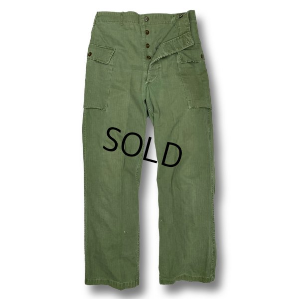 画像2: 【40s】【ビンテージ】米軍実物【U.S.ARMY】【M-43】【HBTパンツ】【フィールドパンツ】【32ｘ33】 