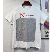 【ビンテージ】Northeastern University【ノースイースタン大学】【白】【カレッジTシャツ】【サイズＭ程度】 