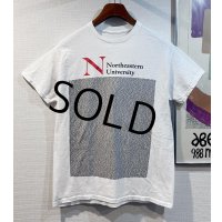 【ビンテージ】Northeastern University【ノースイースタン大学】【白】【カレッジTシャツ】【サイズＭ程度】 