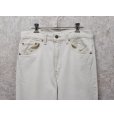 画像1: 90’ｓ【USA製】ビンテージ【LEVI'S】【リーバイス505】５０５ 白【デニムパンツ】【ホワイトデニム】【32ｘ32】<br> (1)