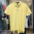 画像1: ビンテージ【ラルフローレン】 【POLO ralph lauren】【黄色】【無地】【ポロシャツ】 【サイズＭ】 <br> (1)