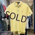 ビンテージ【ラルフローレン】 【POLO ralph lauren】【黄色】【無地】【ポロシャツ】 【サイズＭ】  