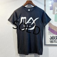 70’ｓ~【USA製】【ビンテージ】【MAX Rock & Roll】黒【Tシャツ】バンドＴ ロックＴ【サイズＬ】 