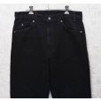 画像3: 【USA製】【ビンテージ】【LEVI'S】【リーバイス５０５】505【黒】【デニムパンツ】ブラックデニム【34×32】<br> (3)