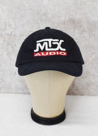 【ビンテージ】【CAMEO】【MTX AUDIO】【黒】ブラッシュドファブリック【キャップ】BBキャップ 