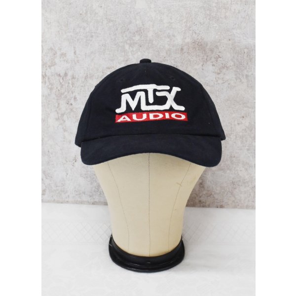 画像1: 【ビンテージ】【CAMEO】【MTX AUDIO】【黒】ブラッシュドファブリック【キャップ】BBキャップ 