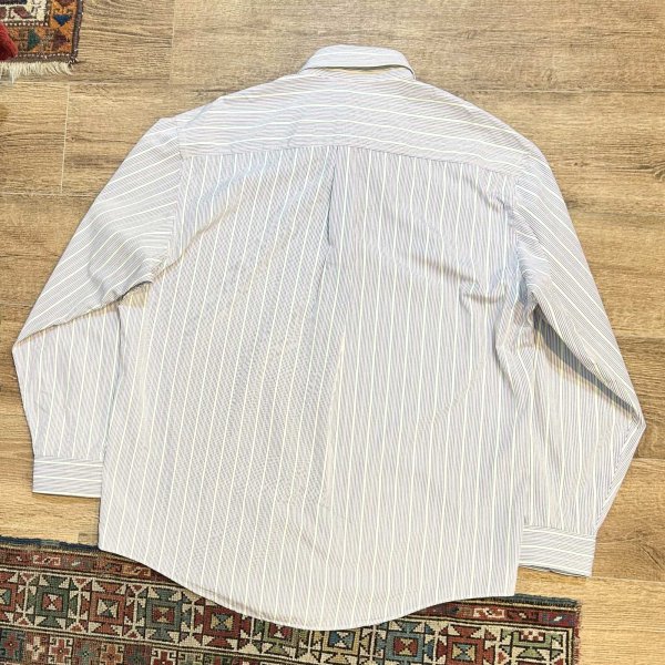 画像3: ~90's USA製【ビンテージ】【ブルックスブラザーズ】Brooks Brothers【RELAXED FIT】【紺ｘ赤ｘ黄色】【マルチストライプ】コットン【ボタンダウンシャツ】【16 1/2-5】 