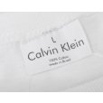 画像2: 【ビンテージ】カルバンクライン【Calvin Klein】【無地】白【Tシャツ】【サイズＬ】<br> (2)