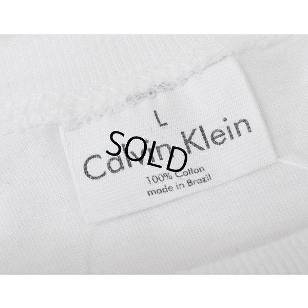 画像2: 【ビンテージ】カルバンクライン【Calvin Klein】【無地】白【Tシャツ】【サイズＬ】 