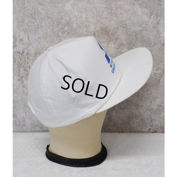 画像4: 90’s【デッドストック】【ビンテージ】【MITSUBISHI Graphic Arts】三菱【白】【ベースボールキャップ】【フリー】 