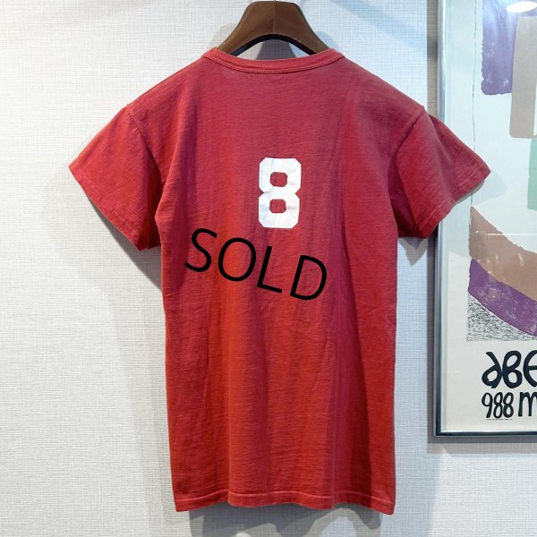 画像3: 【ビンテージ】【HAZILEY Y.A.L】【8】シングルステッチ バックプリント付き 赤【Tシャツ】【S程度】 
