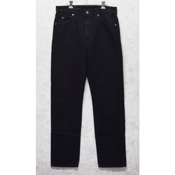 画像1: 【USA製】【ビンテージ】【LEVI'S】【リーバイス５０５】505【黒】【デニムパンツ】ブラックデニム【34×32】 