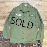 【60's】【ビンテージ】【FOUR STAR by HAYES製】【民生品】コットンツイル【ユーティリティシャツ】L程度 