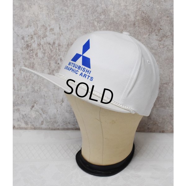画像3: 90’s【デッドストック】【ビンテージ】【MITSUBISHI Graphic Arts】三菱【白】【ベースボールキャップ】【フリー】 