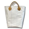 画像1: 【ビンテージ】【L.L.bean】【エルエルビーン】【レザーハンドル】 ログキャリー カスタムトートバッグ 【キャンバス】ガイドステッチ【トートバッグ】【キャンパストート】<br> (1)