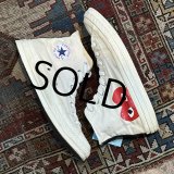 【プレイコムデギャルソン】【コンバース】【CONVERSE】【ＣＴ７０】【白】【ハイカット】【サイズ 28.5ｃｍ】【US10】 