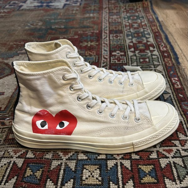 画像7: 【プレイコムデギャルソン】【コンバース】【CONVERSE】【CT70】【白】【ハイカット】【サイズ 28.5cm】【US10】