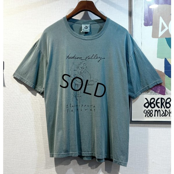 画像1: 90’s~【anvil】アンビル【hudson valley shakespeare festival】ハドソンバレーシェイクスピア フェスティバル【緑】Tシャツ【サイズL】 